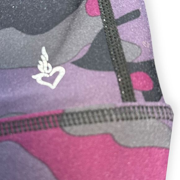 TORRID Women’s Pink Purple Gray Camo Zip Front Crisscross Back Sports Bra Size 2 - Picture 8 of 8